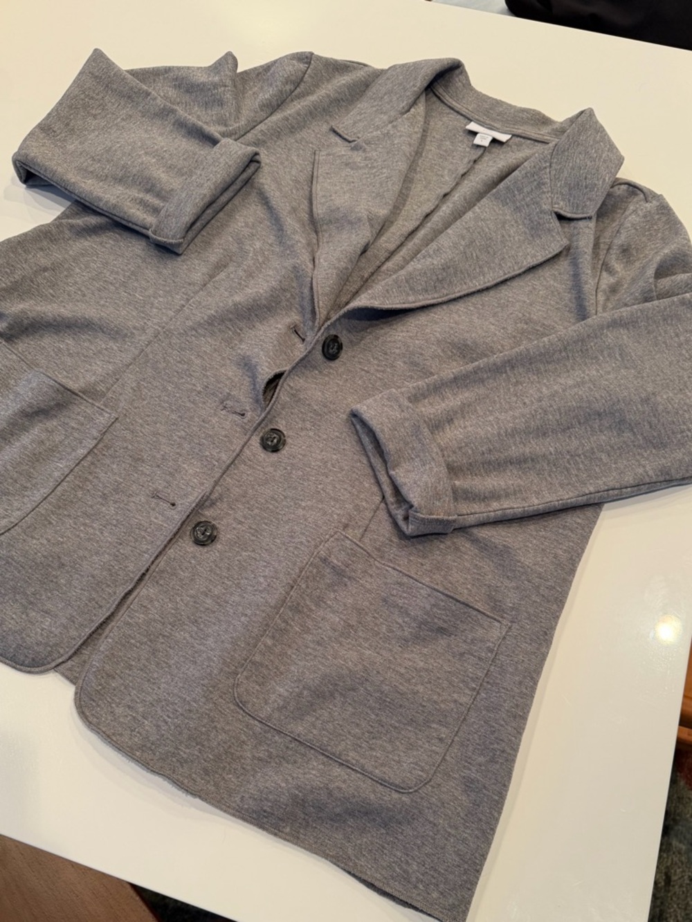 J. Jill Unlined Jersey Knit Blazer